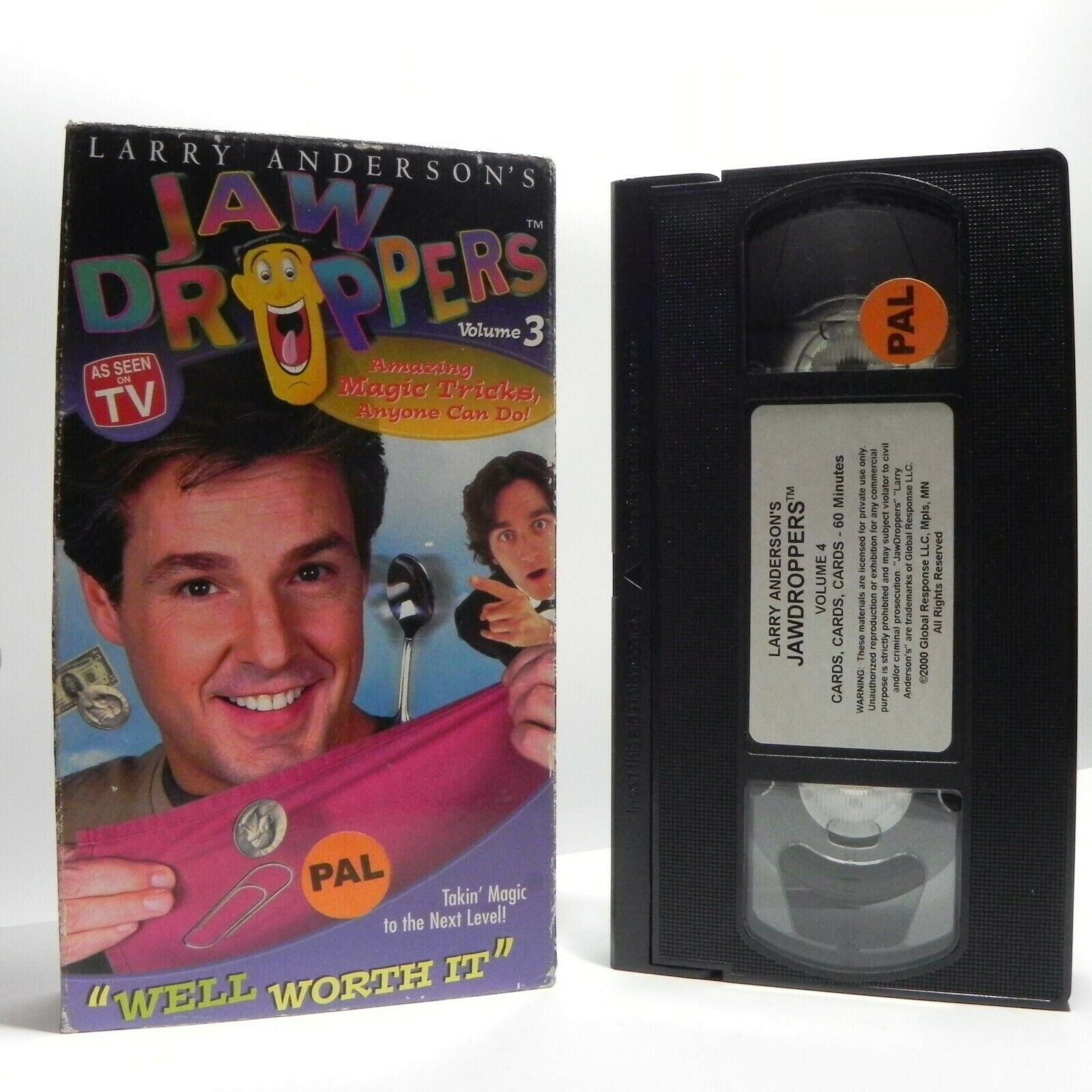Jaw Droppers Vol.3: Ready, Set, Go - Larry Anderson - Magic Tricks - Pal VHS-