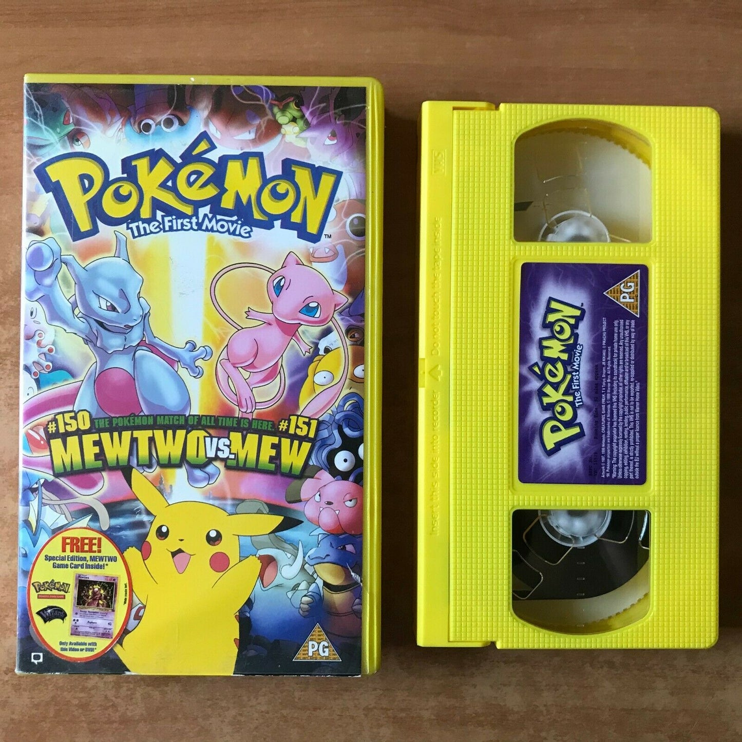 Pokemon The First Movie [Mewtwo Vs. Mew] Manga - Anime - Children's - Pal VHS-