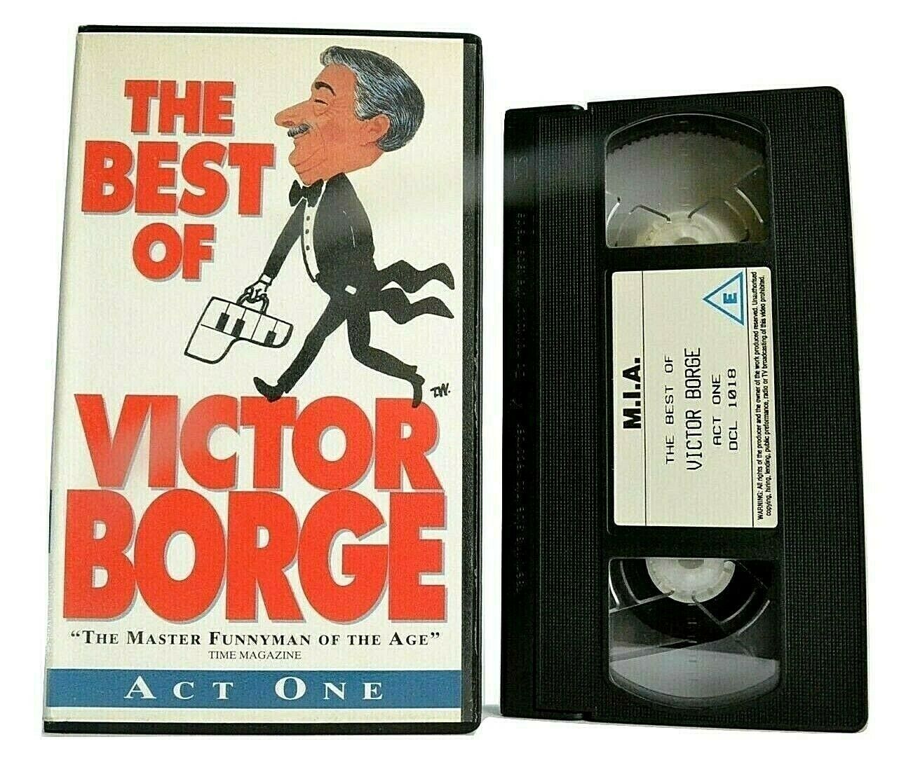 The Best Of Victor Borge (Act One) - Danish Comedian - Live Performance - VHS-