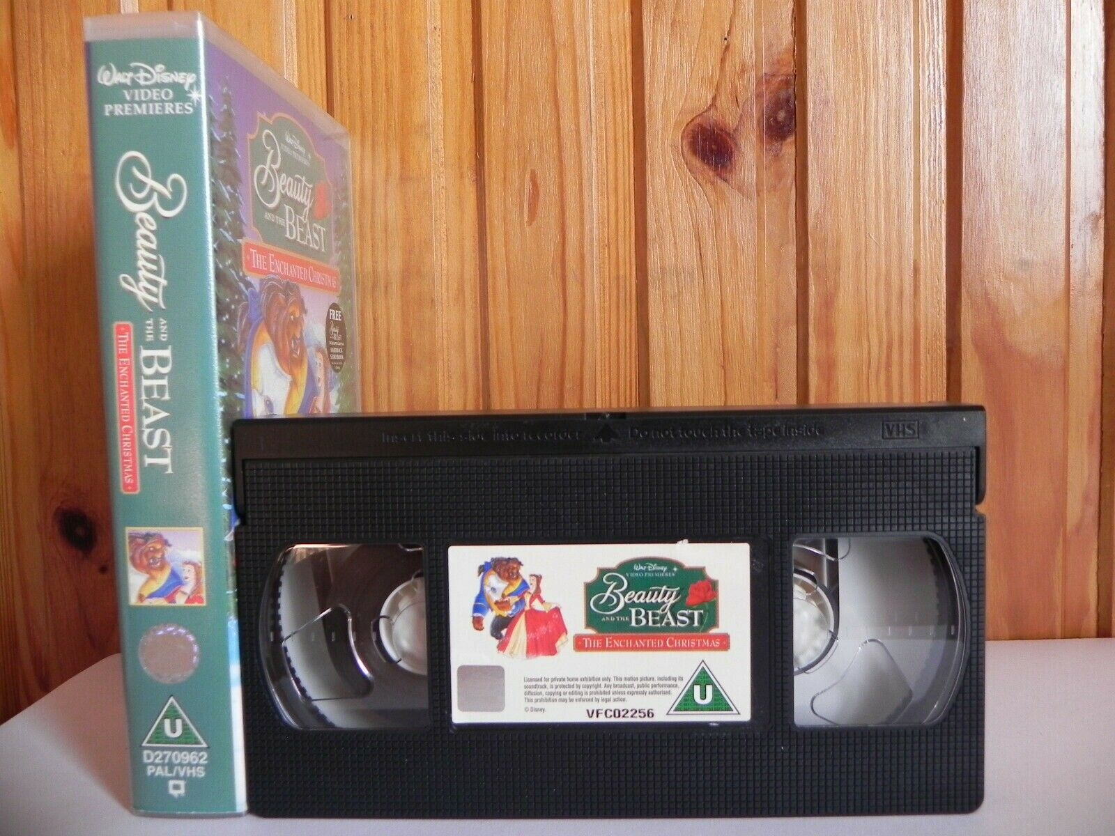 Beauty And The Beast: The Enchanted Christmas - Walt Disney - Animated - Pal VHS-