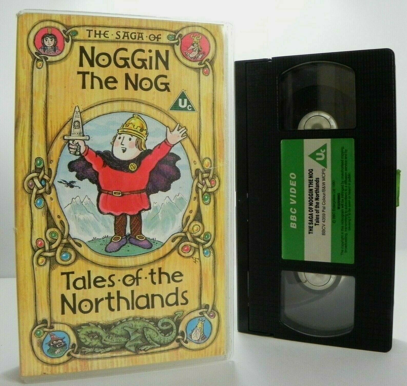 The Saga Of Noggin The Nog: Tales Of The Northlands - Epic Animation - Pal VHS-