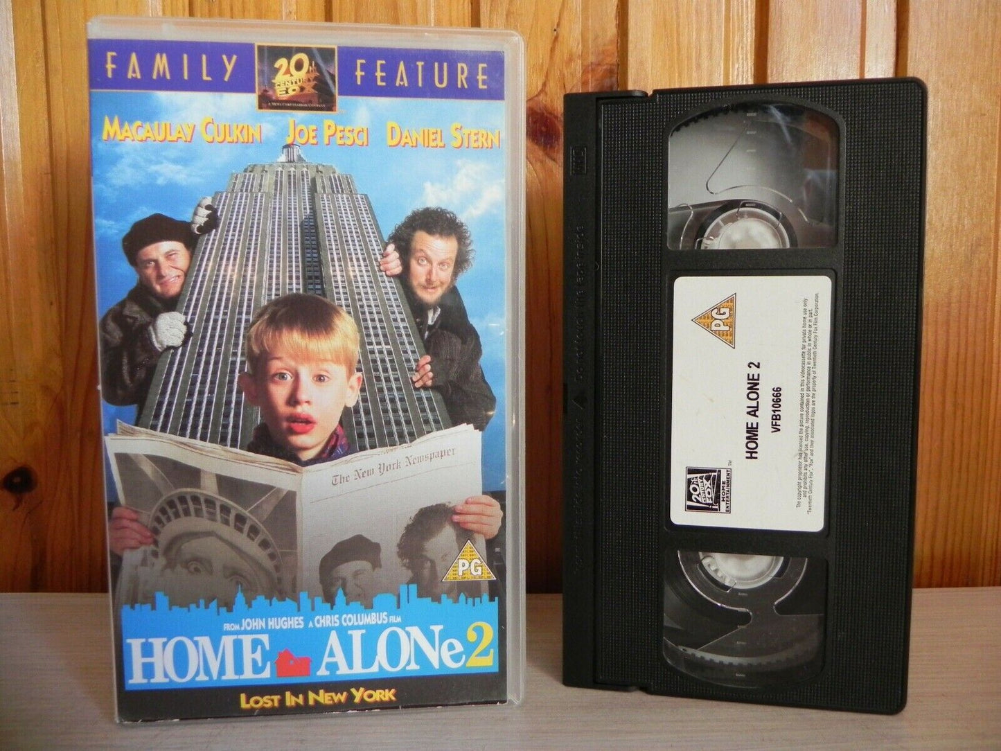 Home Alone 2: Christmas/New York/Booby Traps - Macaulay Culkin - Joe Pesci - VHS-