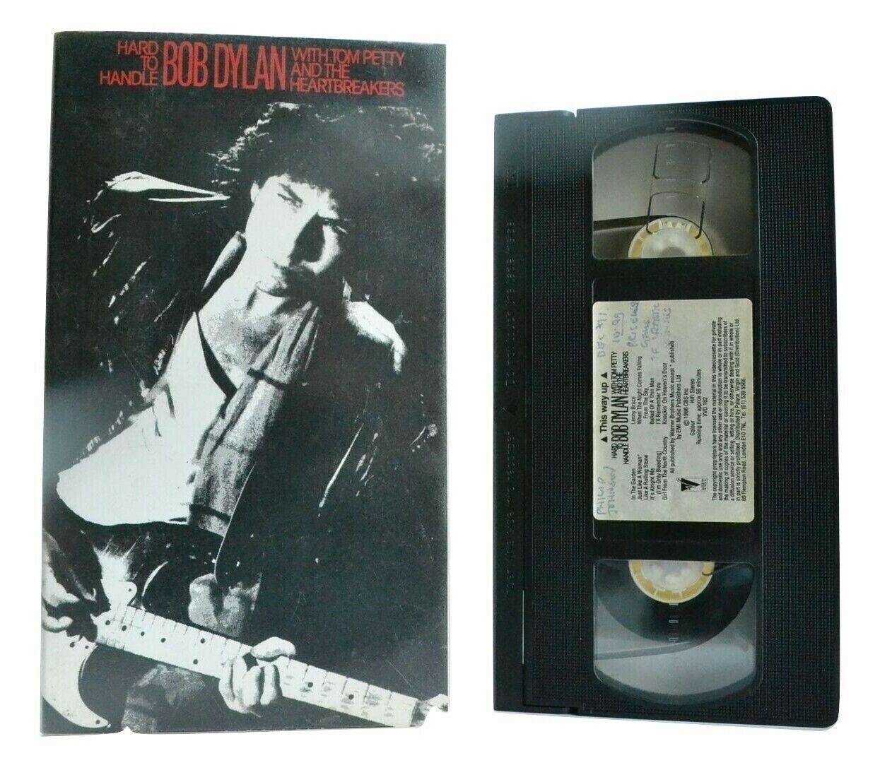 Bob Dylan/Tom Petty And Heartbrakes: Hard To Handle - Live Performance - Pal VHS-