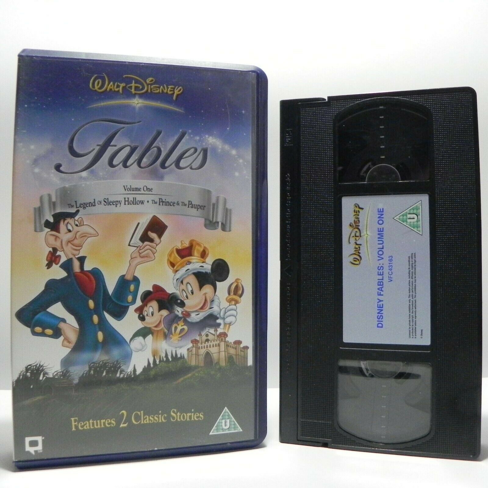 Fables - Classic Tales - Disney's Magic - Brilliant Animation - Kids - Pal VHS-