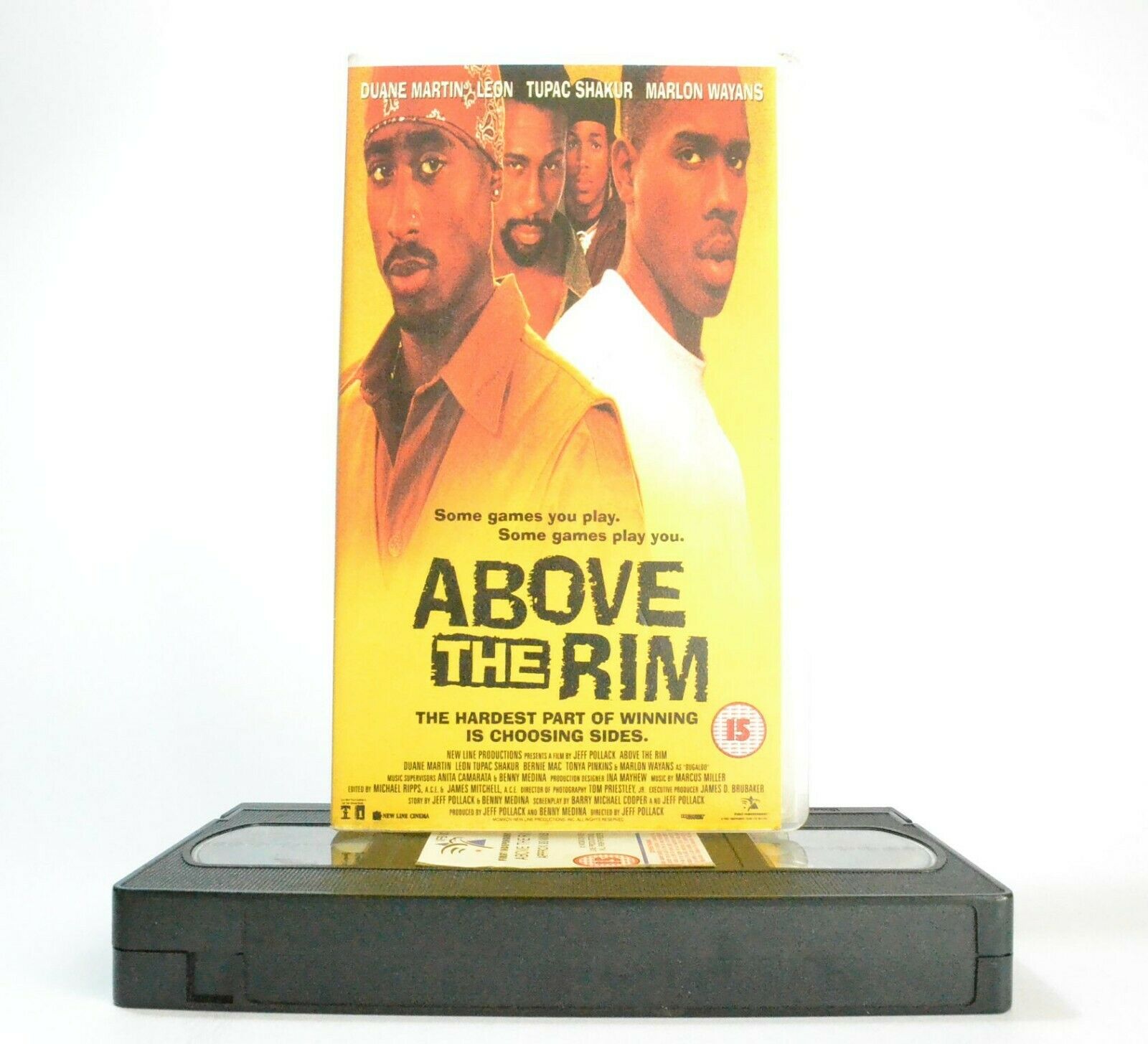 Above The Rim: J.Pollack Film - Sports Drama - Tupac Shakur/M.Wayans - Pal VHS-