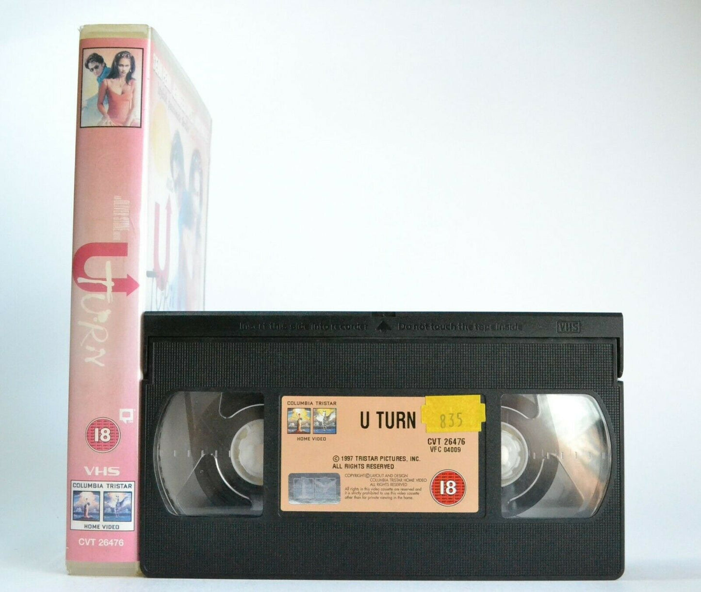 U Turn: An Oliver Stone Film - Crime Thriller - Large Box - Sean Penn - Pal VHS-