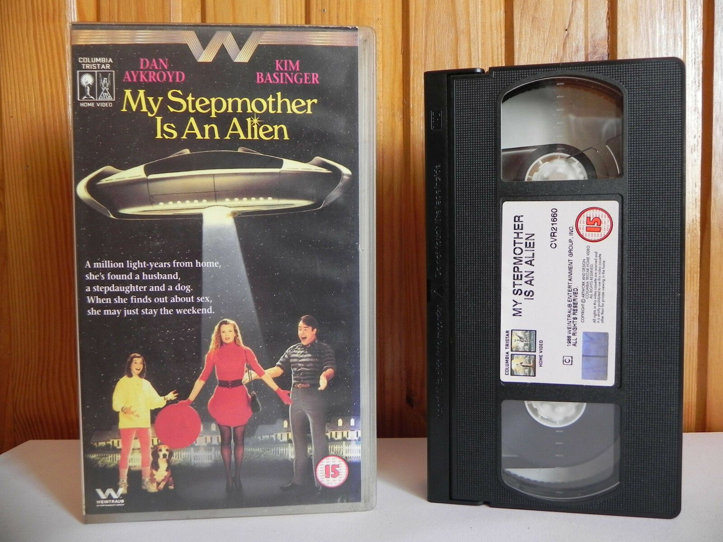 My Stepmother Is An Alien - Columbia - Comedy - Kim Basinger - Pal VHS-