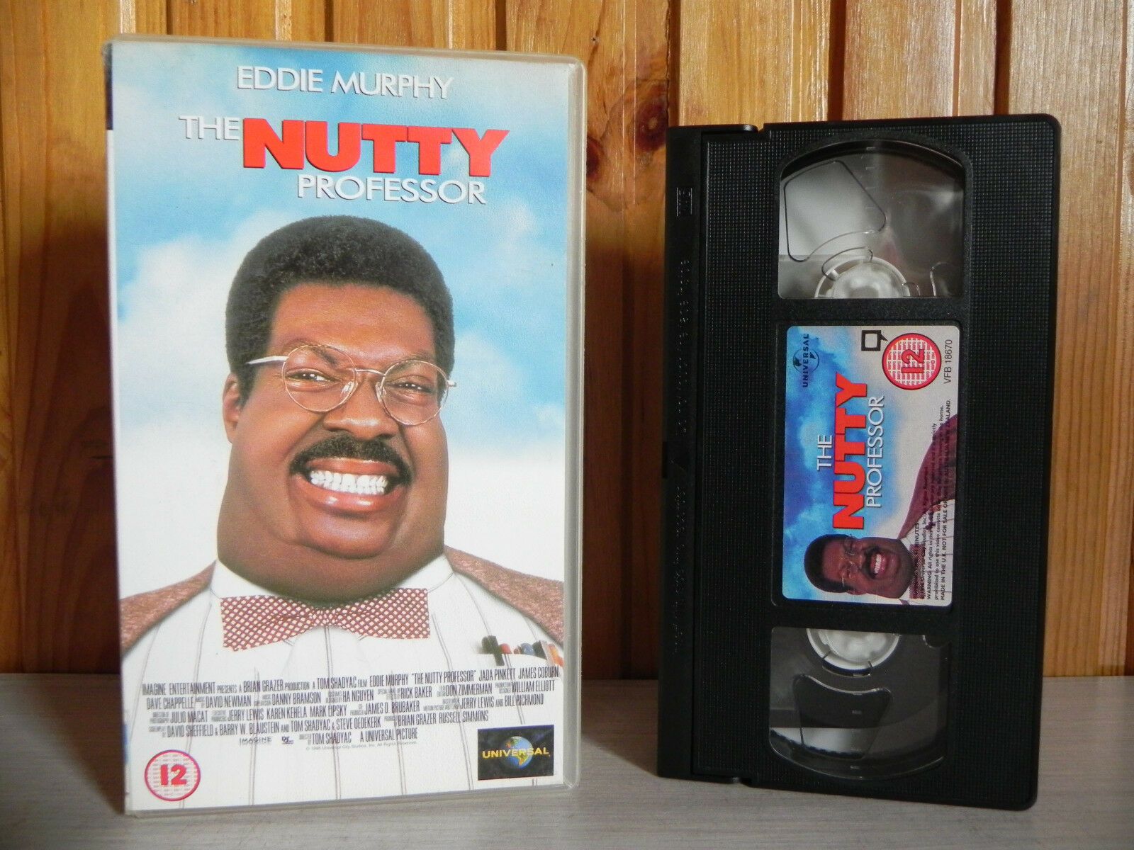 The Nutty Professor - Universal - Comedy - Eddie Murphy - Jada Pinkett - Pal VHS-