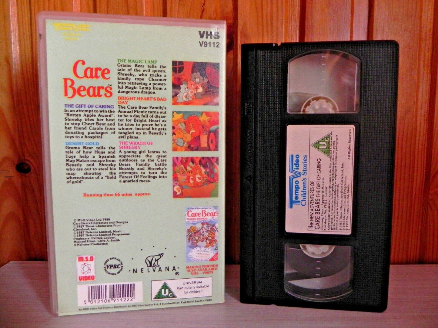 Care Bears: The Gift Of Caring (1988) - Animated Adventures - Children's - VHS-