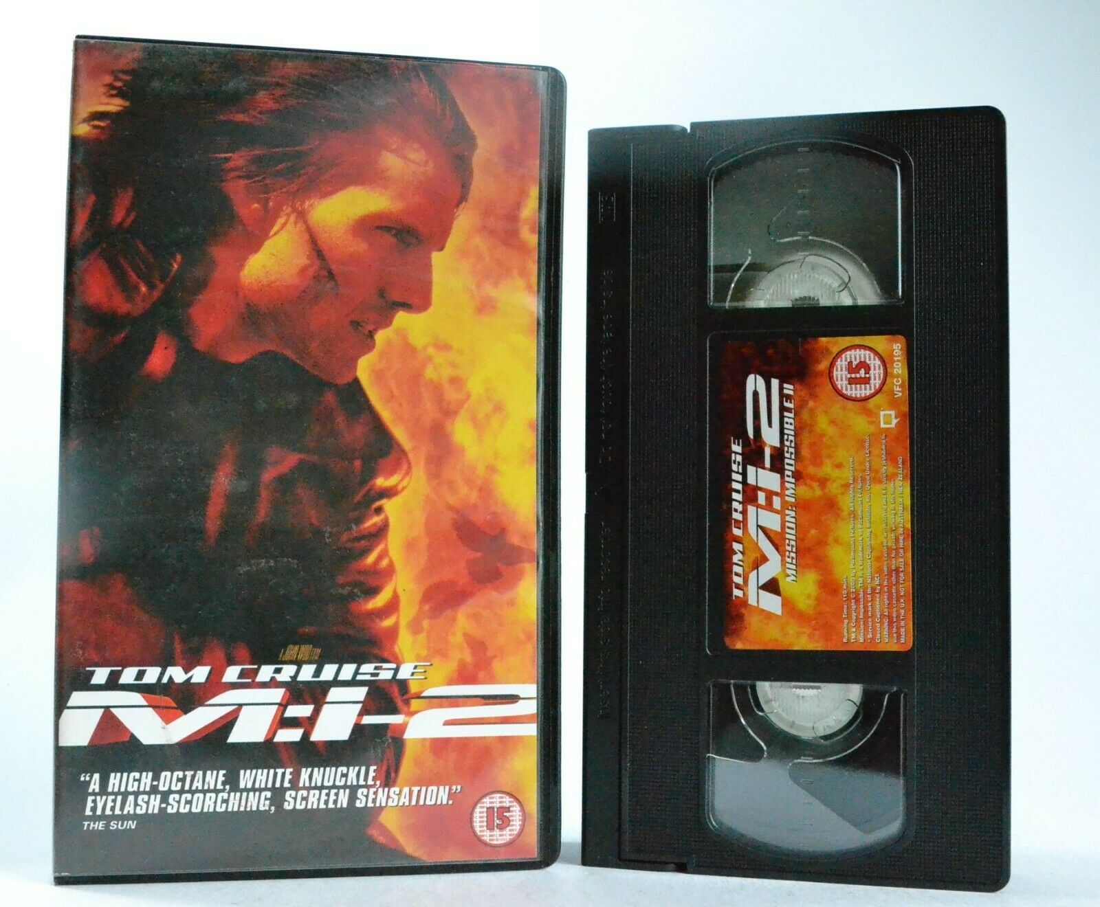 M:I-2 (Mission: Impossible 2): A J.Woo Film (2000) - Spy Action - T.Cruise - VHS-