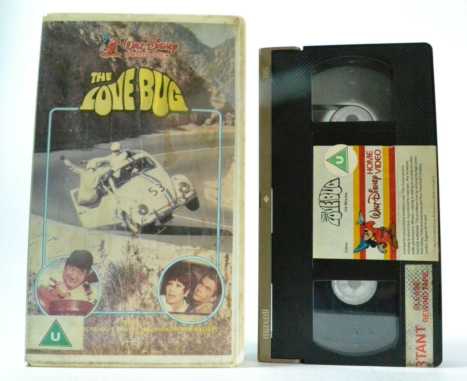 The Love Bug (1968); [Walt Disney]: Sport Adventure [Pre-Cert] Dean Jones - VHS-