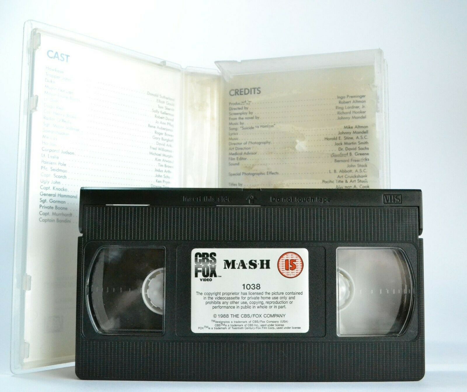 M*A*S*H* (MASH): (1970) Black War Comedy - Donald Sutherland/Robert Duvall - VHS-