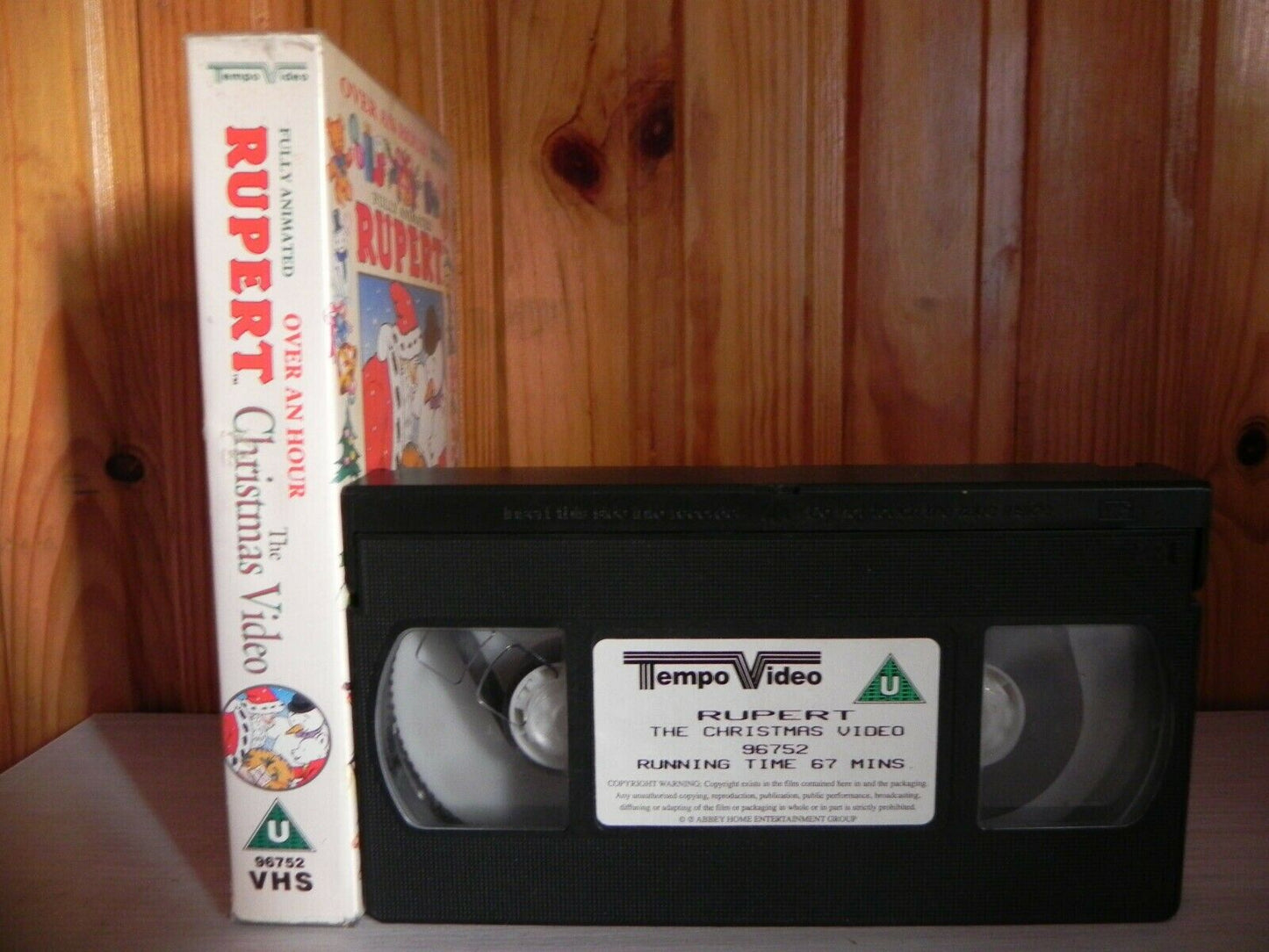 Rupert: The Christmas Video - Fully Animated - Classic Adventures - Kids - VHS-