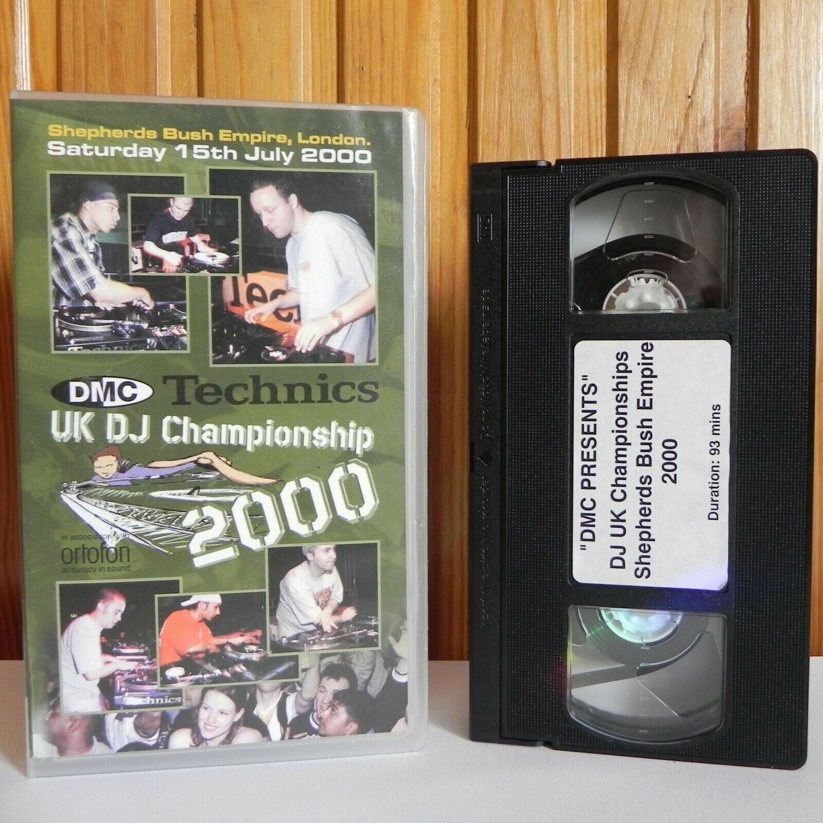 DMC Technics UK DJ Champioship 2000 - 15th July - Shepherds Bush Empire - VHS-