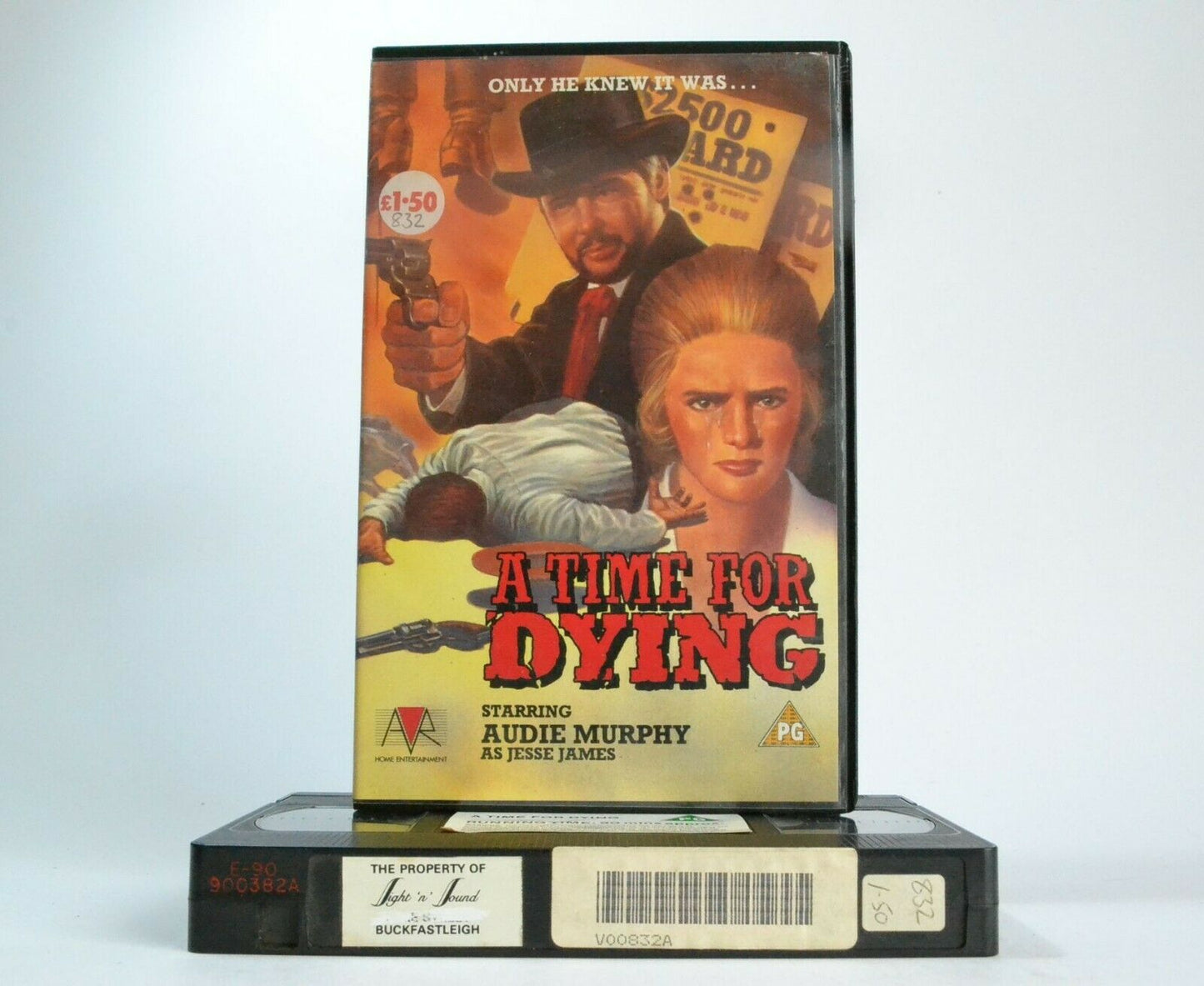A Time For Dying (A.V.R.) - (1969) Western -<Jesse James>- Large Box - Pal VHS-