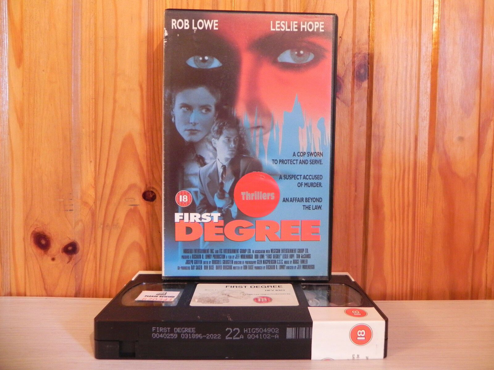 First Degree - High Fliers Release Rob Lowe - Ex-Rental - Thriller - 8324 - VHS-