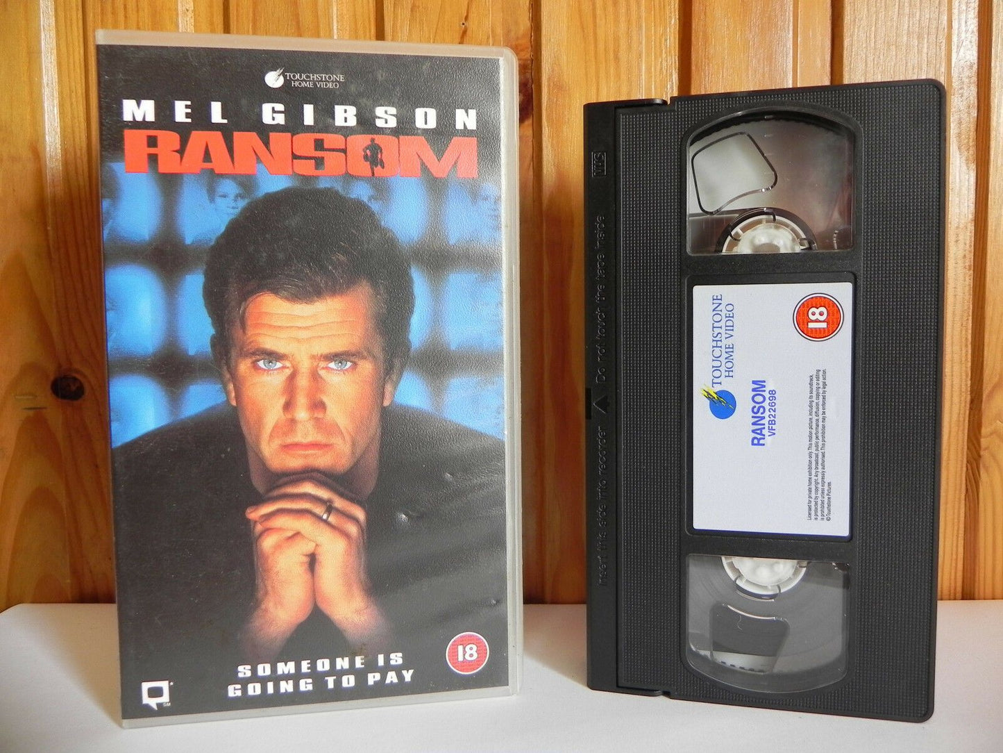 Ransom - Touchstone - Drama - Mel Gibson - Rene Russo - Gary Sinise - Pal VHS-