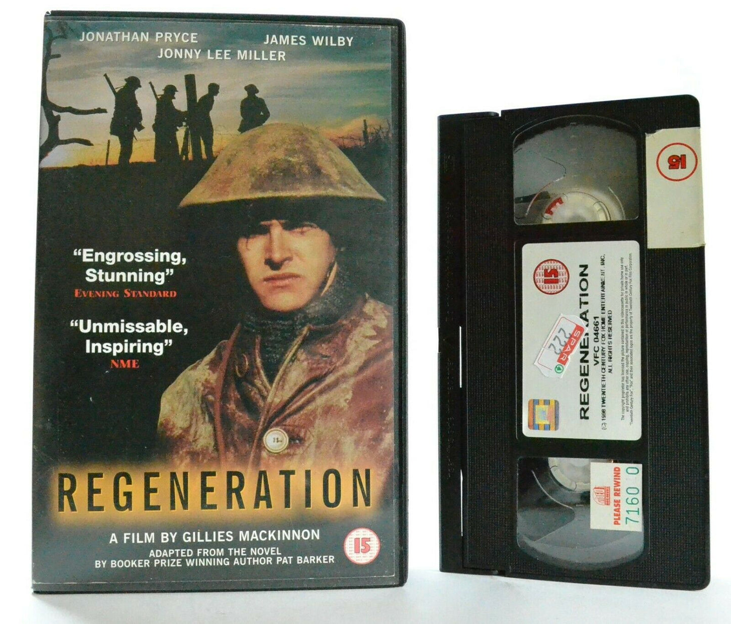Regeneration: Based On Pat Baker Novel - War Drama - Johnny Lee Miller - Pal VHS-