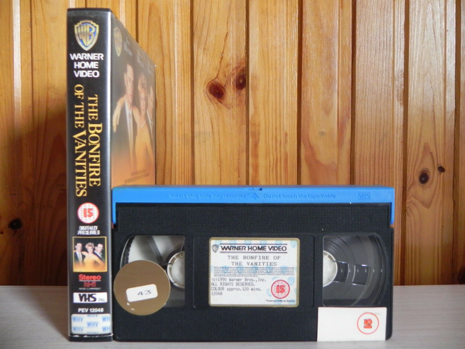The Bonfire Of The Vanities - Large Box Warner - Drama - Bruce Willis (1990) VHS-