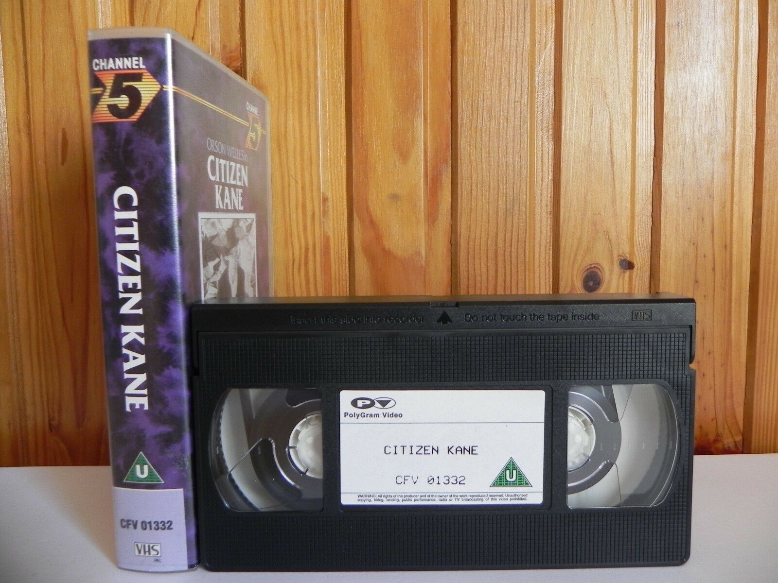 Citizen Kane - Channel 5 - Drama - Hollywood Greats - Orsen Welles - Pal VHS-
