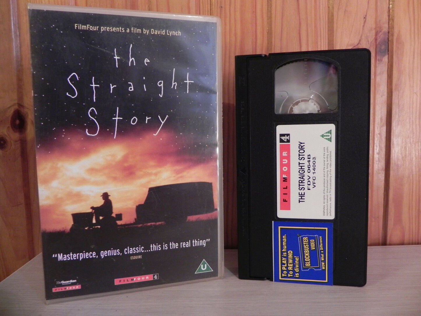 The Straight Story - 5 Star Drama - 1987 - Richard Farnsworth/Sissy Spacek - VHS-