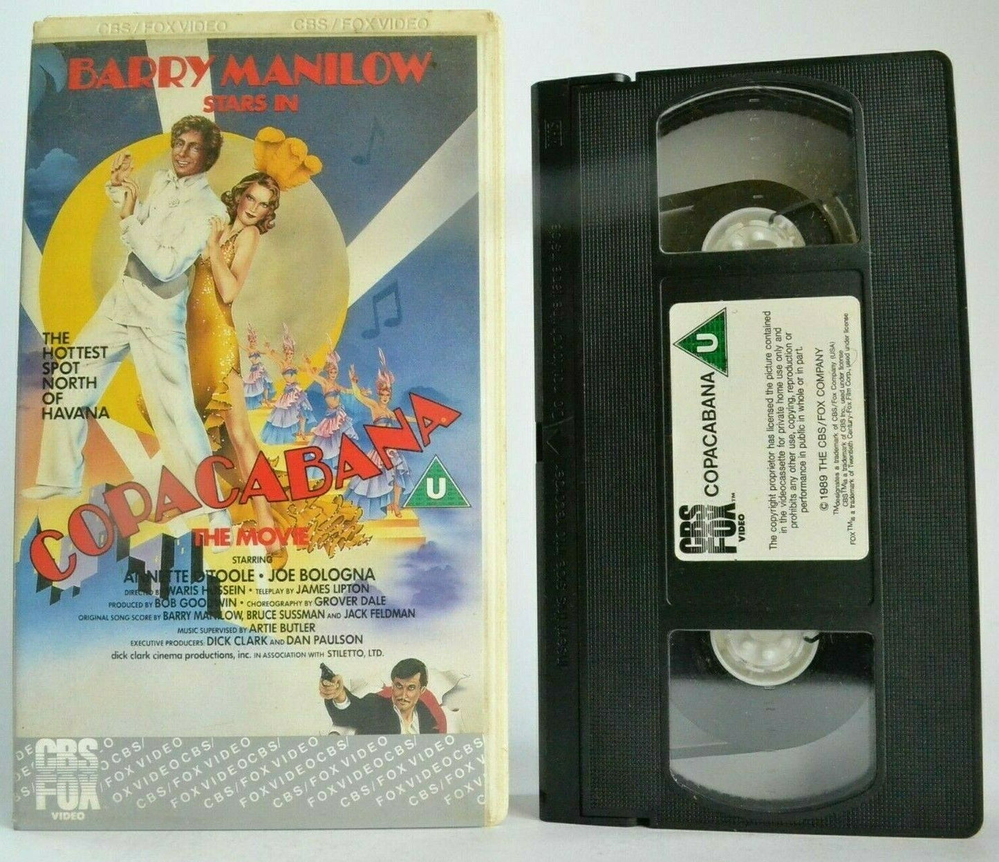 Copacabana: The Movie (1985) Made For T.V. - Musical - Barry Manilow - Pal VHS-