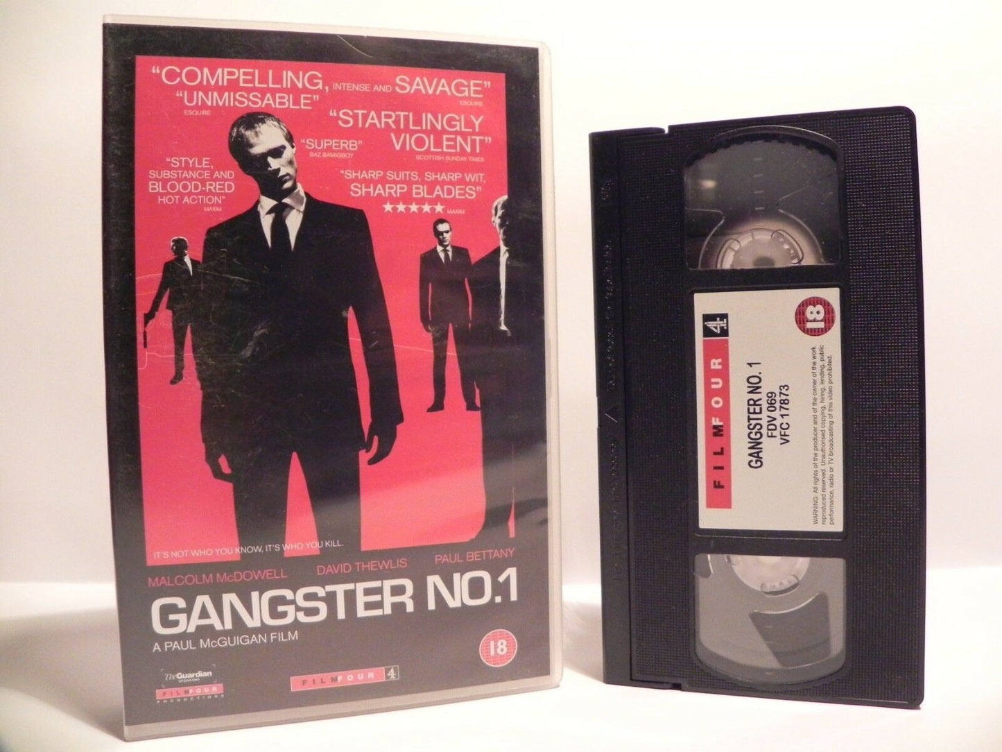 Gangster No.1: British Crime Drama (2000) Based On Play "Louis Mellis" - Big VHS-