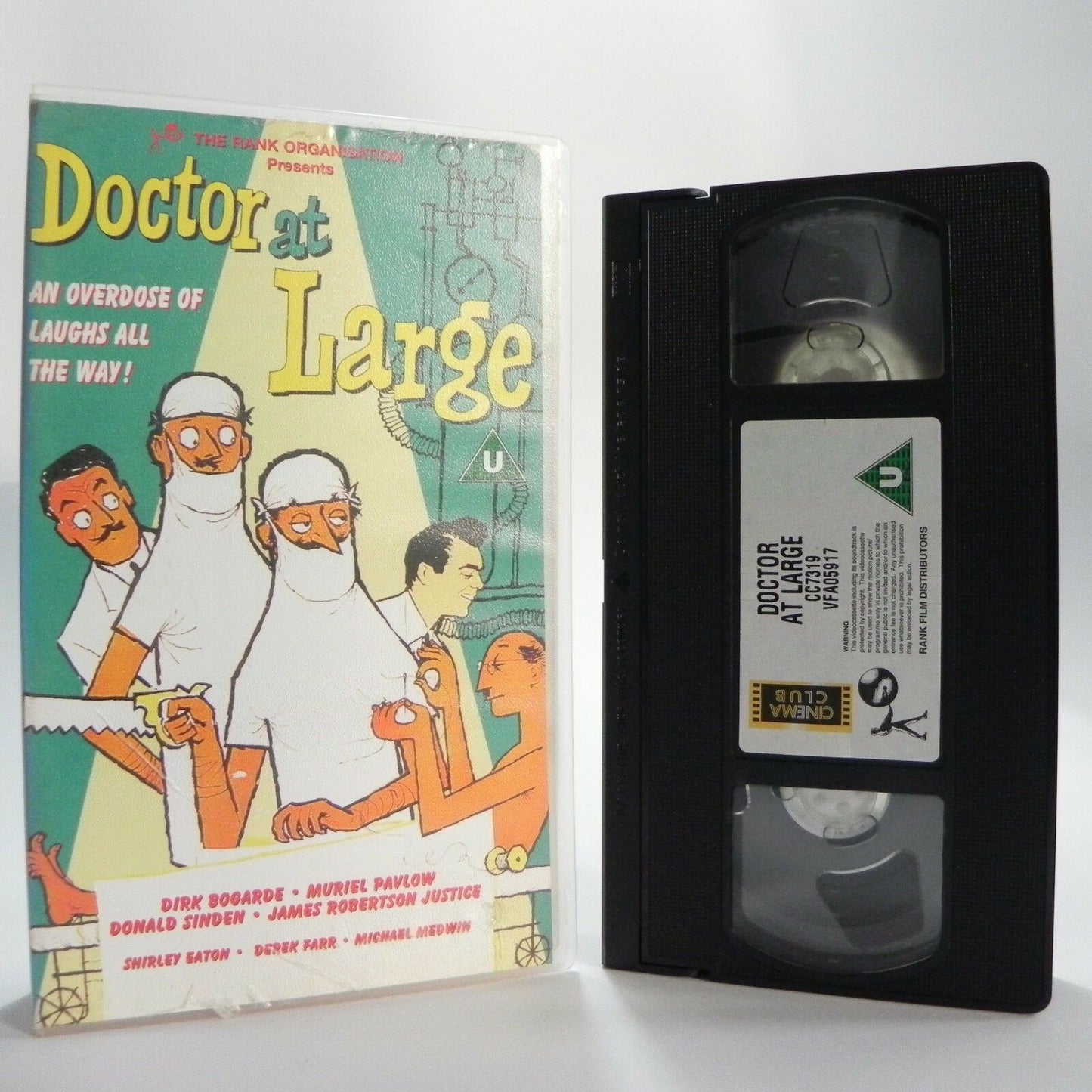 Doctor At Large: (1957) Classic Comedy - Novel By Richard Gordon - Pal VHS-