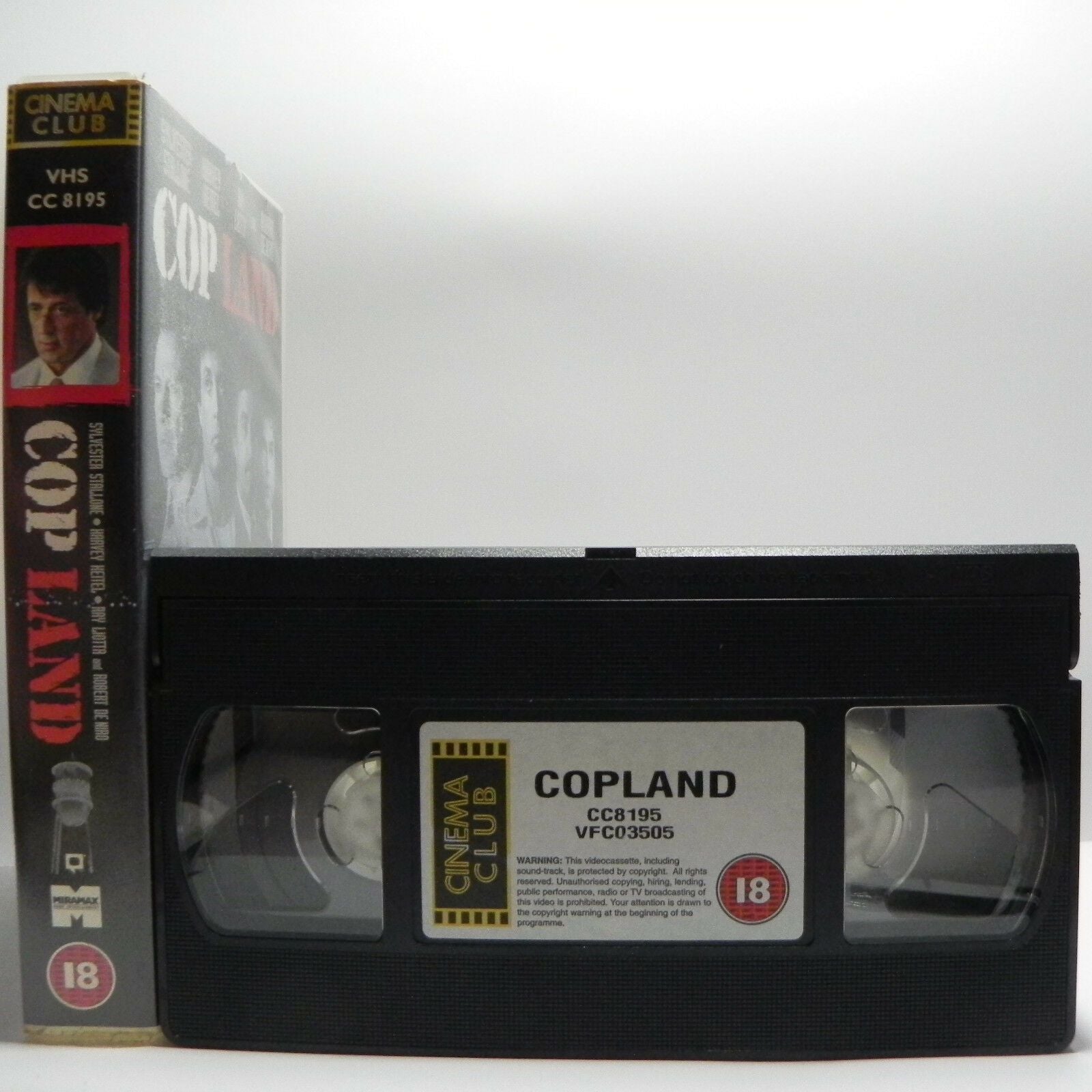 Cop Land: (1997) American Crime Drama - S.Stallone/H.Keitel - James Mangold VHS-