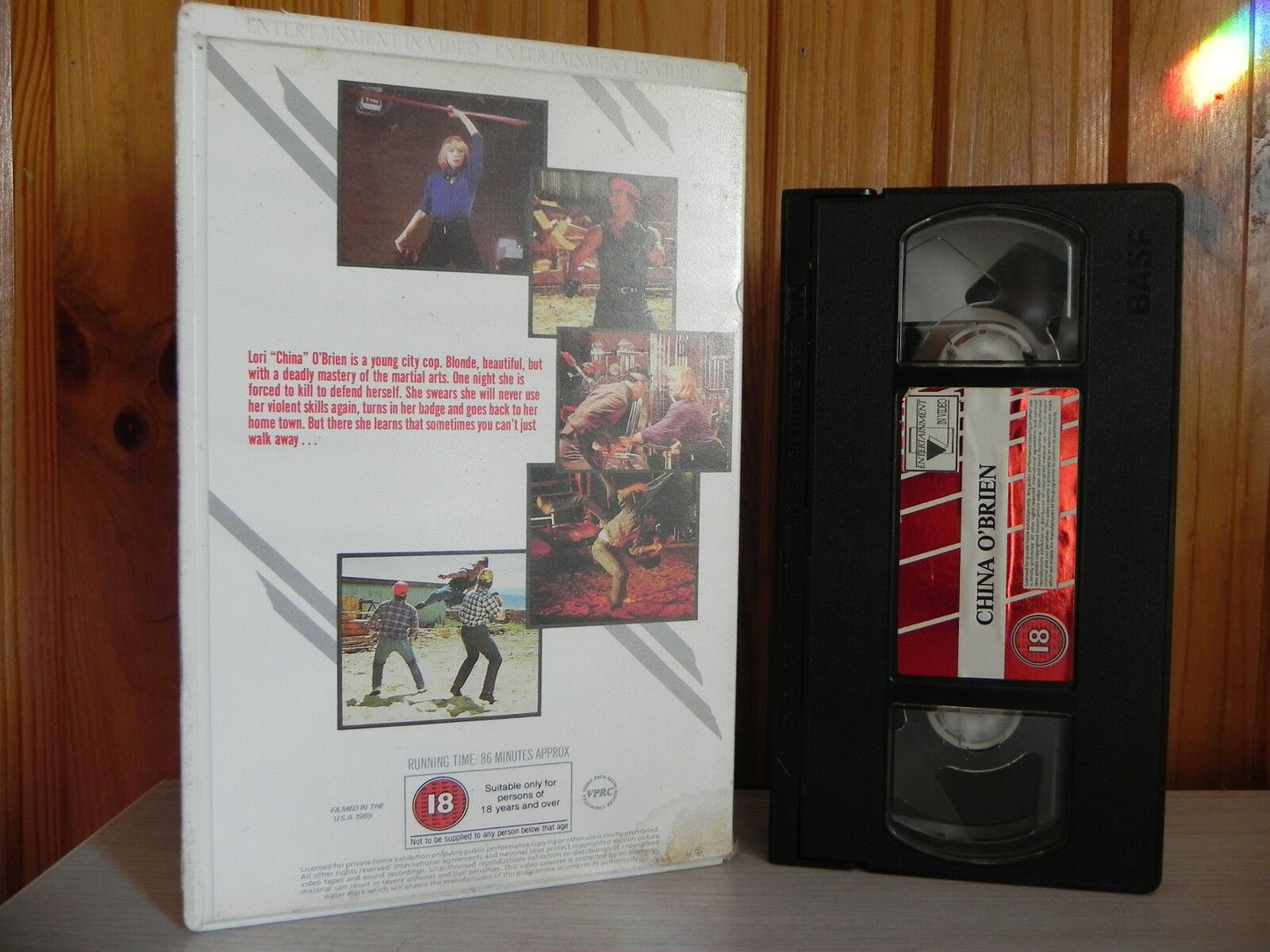 China O'Brien - Classic Action - Martial Arts - Rothrock - EVV Video - Pal VHS-