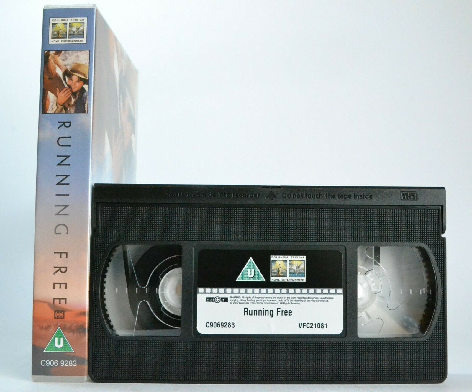Running Free (2000): An Unusual Friendship - Family Adventure Drama - Pal VHS-