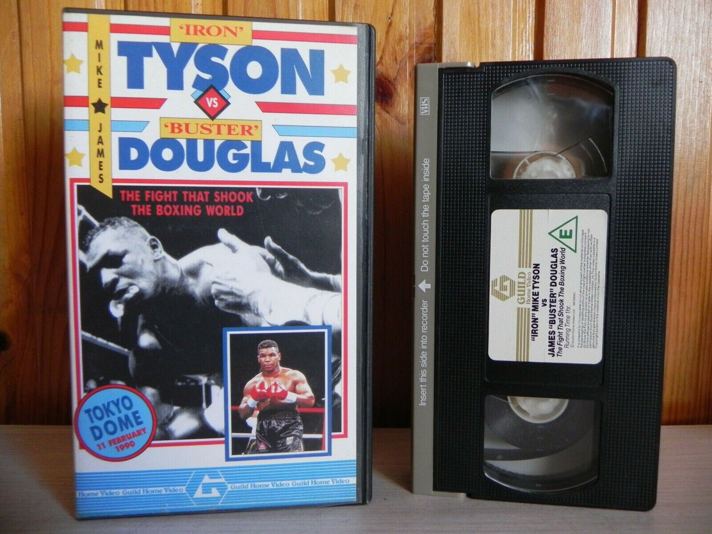 Iron' Tyson VS 'Buster' Douglas: Boxing At The Tokyo Dome (11/02/1990) Pal VHS-