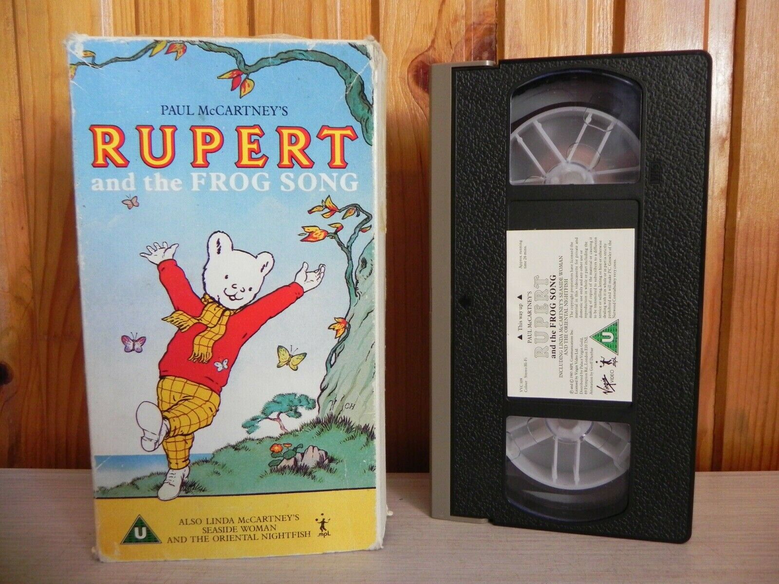 Rupert and the Frog Song - Cartoon - Paul McCartney/Linda McCartney - Carton VHS-