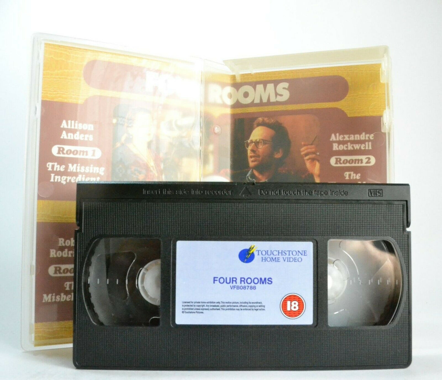 Four Rooms:Based On R.Dahl Adult Short Fiction Writings - Anthology Comedy - VHS-