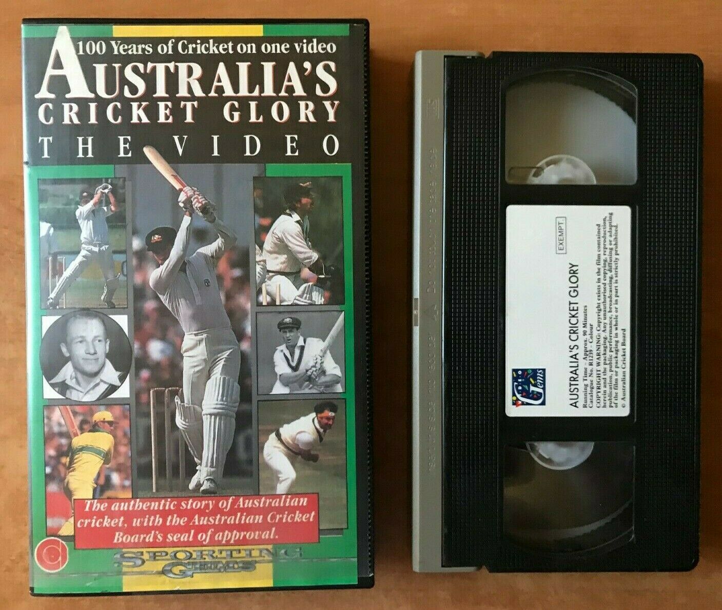 Australia's Cricket Glory (Sporting Gems): Alan Davidson - Greg Chappell - VHS-