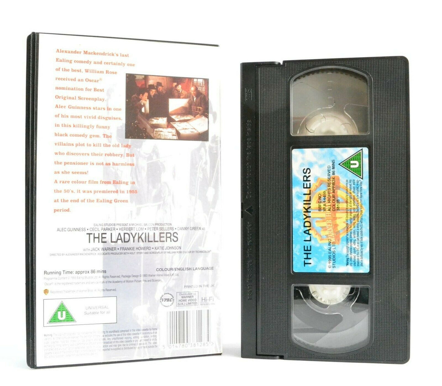 The Ladykillers: British Black Comedy (1955) - A.Guinness/P.Sellers - Pal VHS-