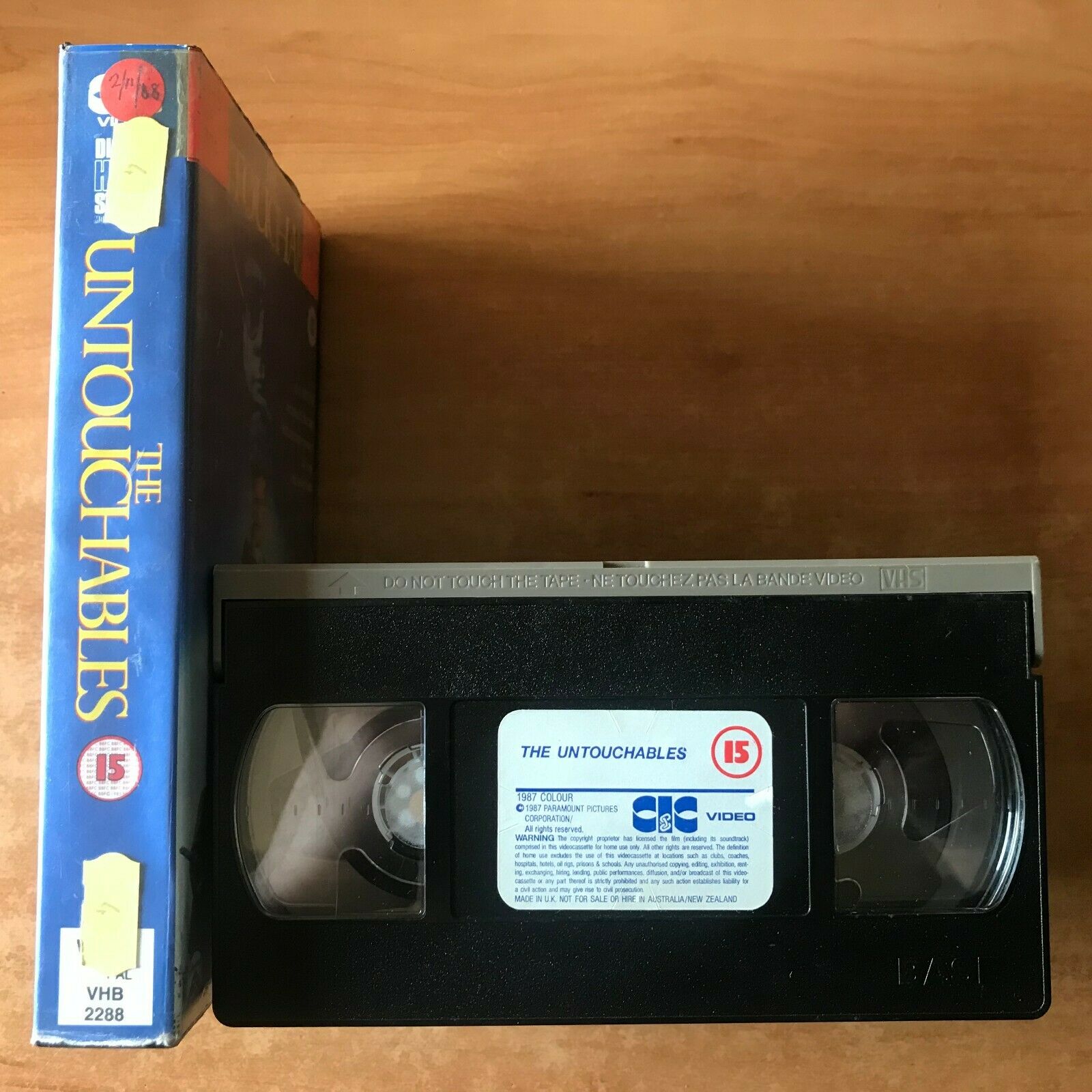 The Untouchables (1987); Gangster Story [Large Box] Drama; Robert De Niro - VHS-