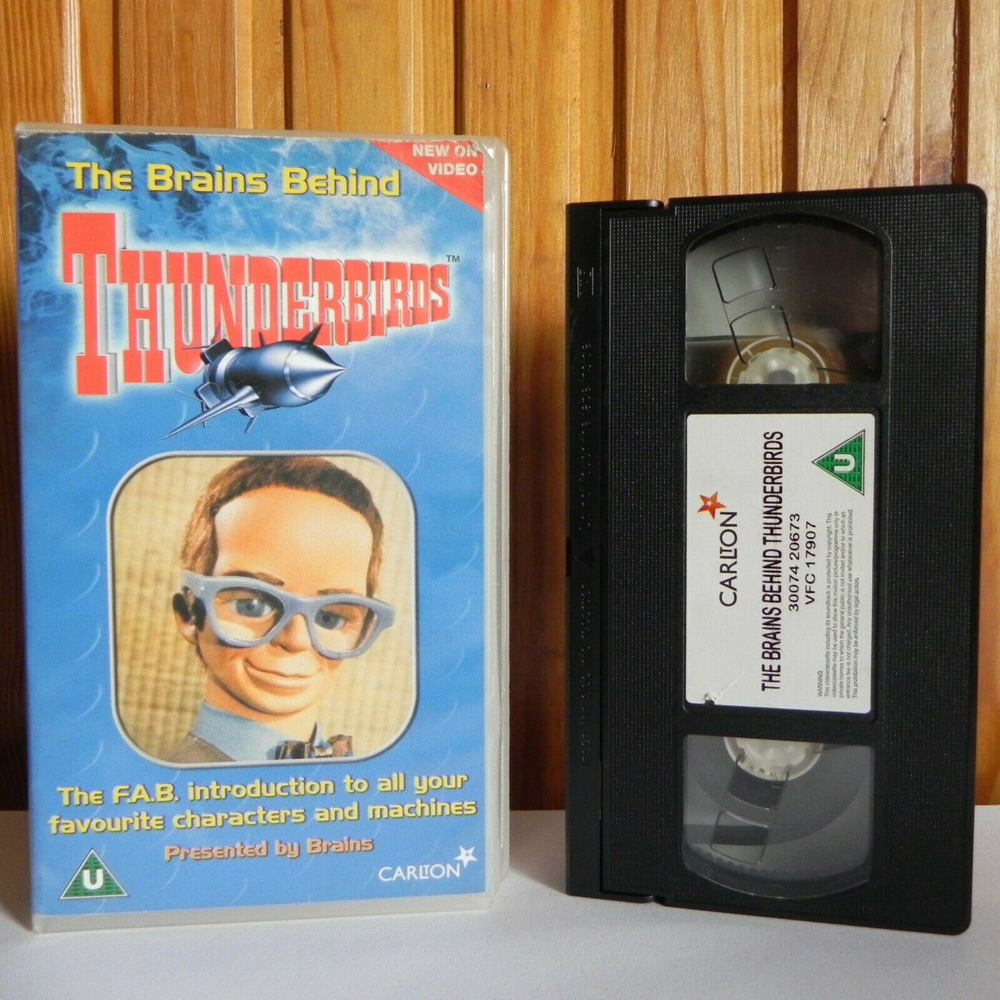 Thunderbirds: The Brains Behind - Animated - Adventures - Children's - Pal VHS-