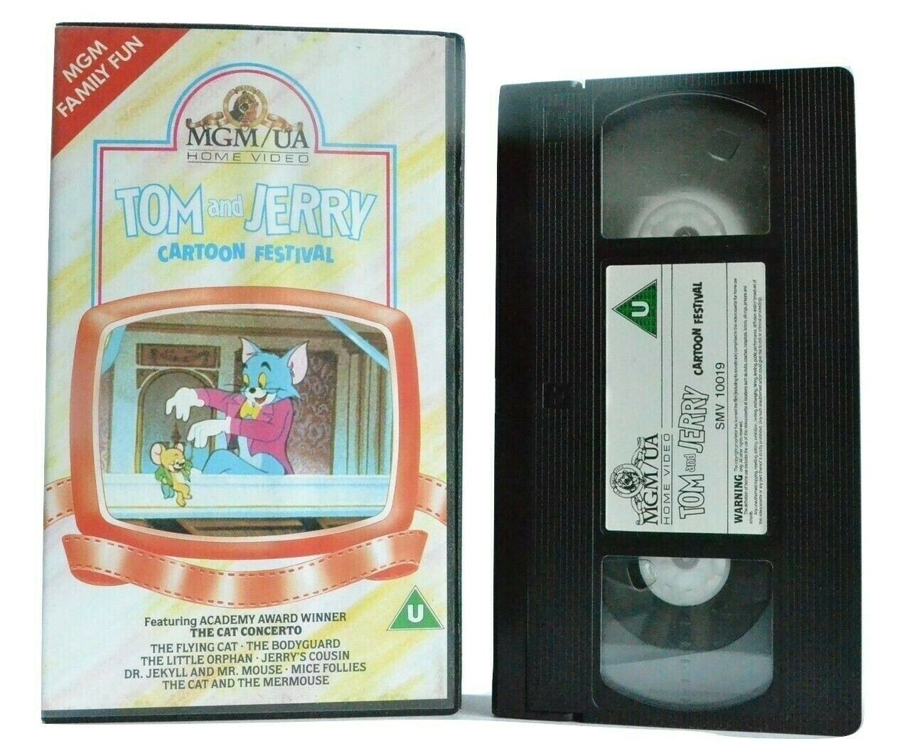 Tom And Jerry: Cartoon Festival - (1986) MGM/UA - Animated - Children's - VHS-