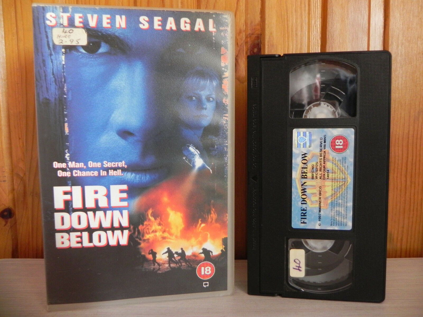 One Man Down Below - Rare Steven Seagal - Big Box - Ex-Rental - Akido Action VHS-