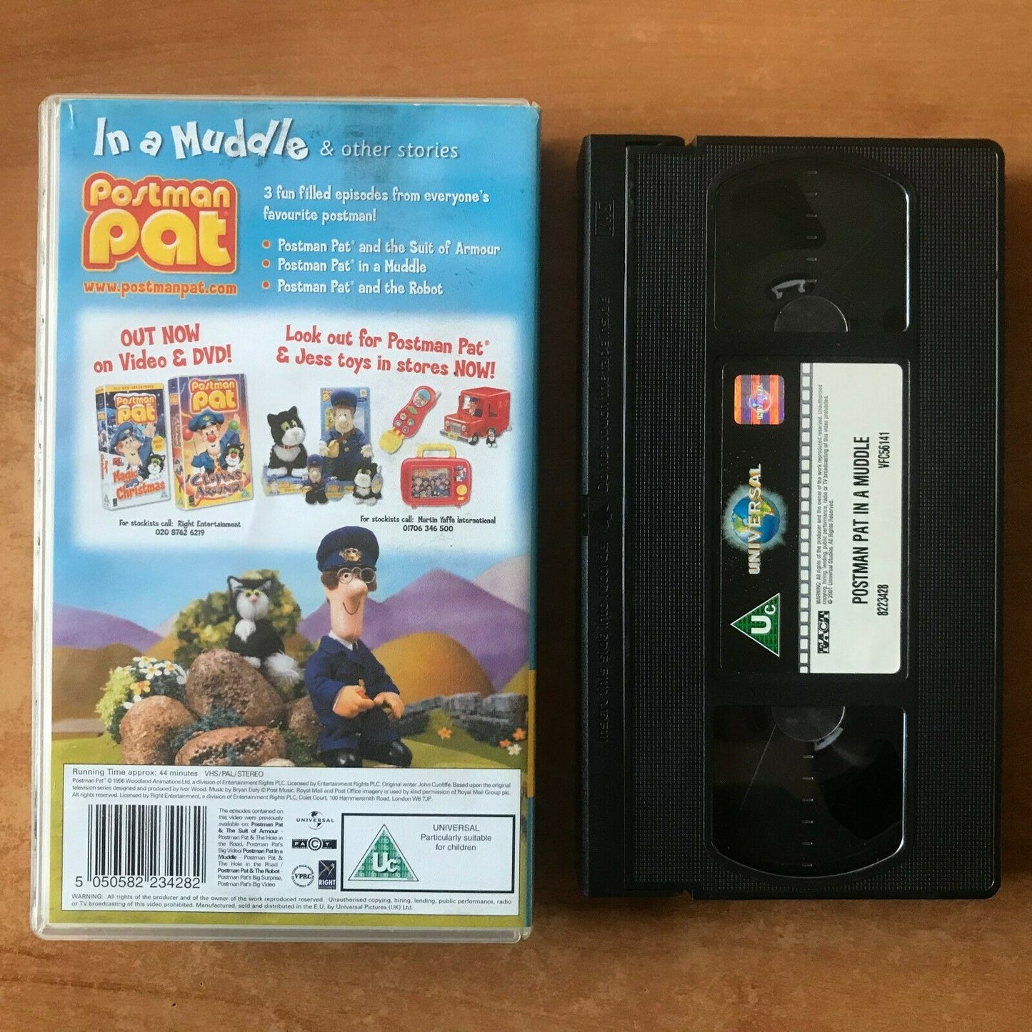 Postman Pat: In A Muddle & Other Stories - Educational - Animated - Kids - VHS-