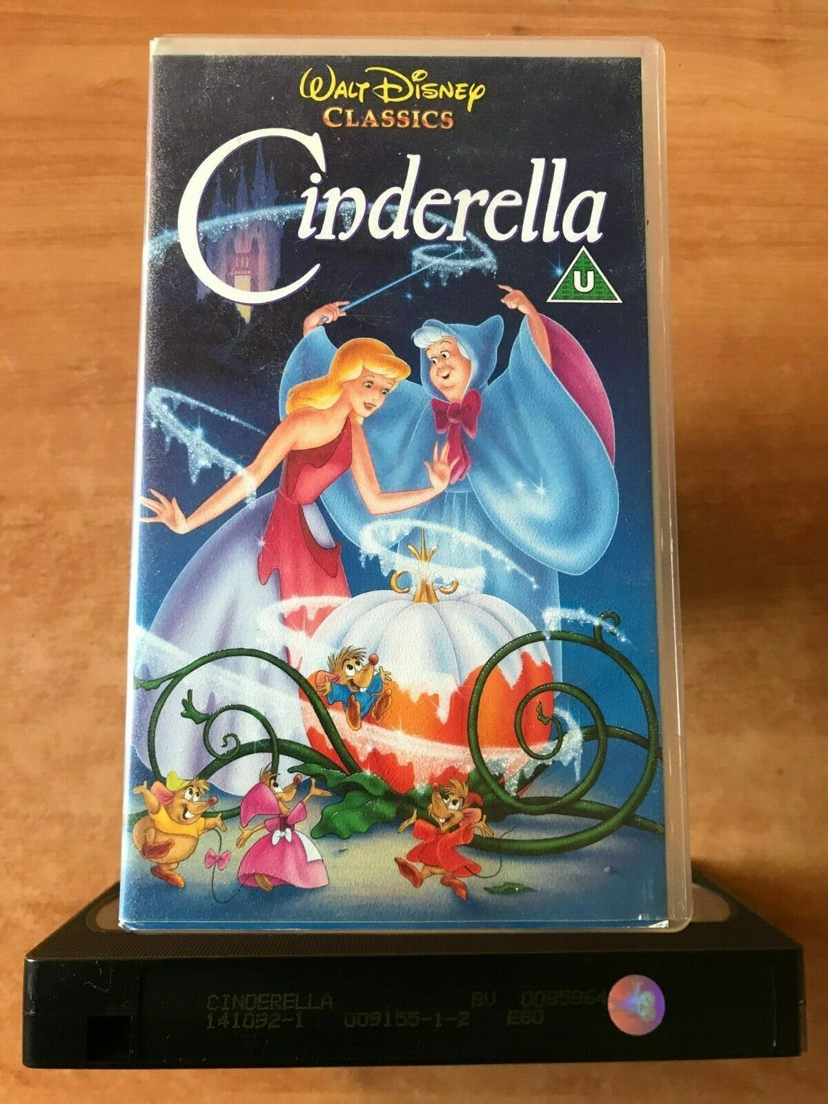 Cinderella; [Walt Disney Classics] Animated Fairy Tale - Children's - Pal VHS-