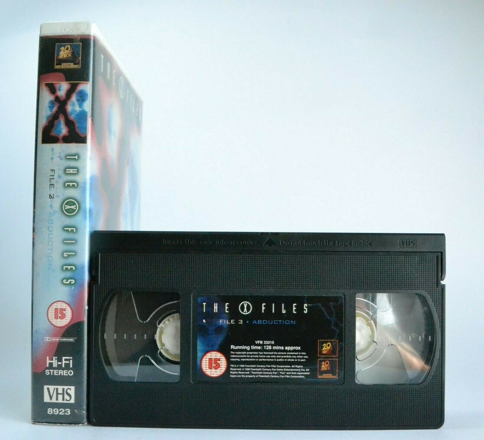 The X-Files:Abduction (1995) - Sci-Fi TV Show - Large Box - David Duchovny - VHS-