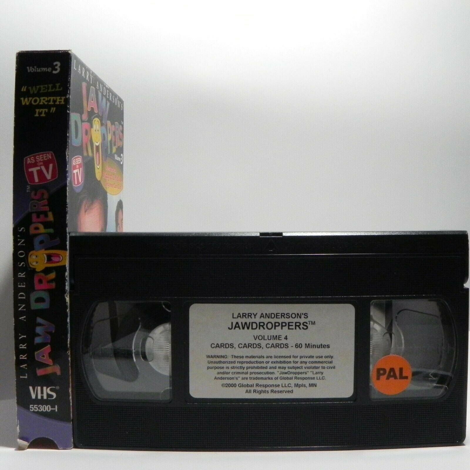 Jaw Droppers Vol.3: Ready, Set, Go - Larry Anderson - Magic Tricks - Pal VHS-