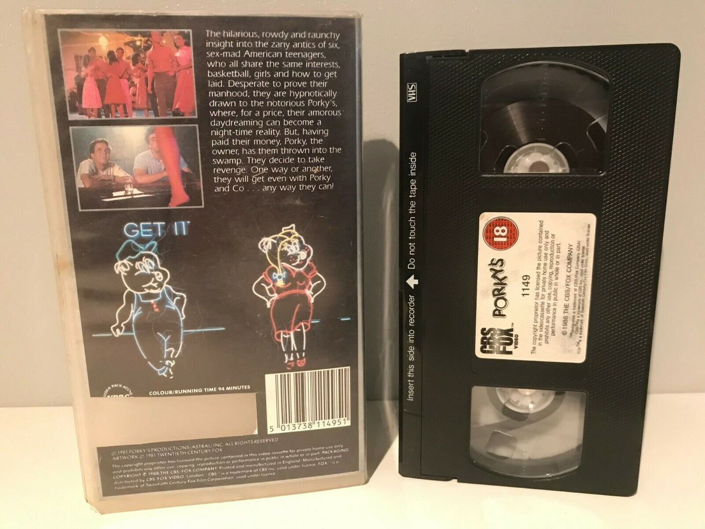 Porky's (1981); [Bob Clark]: Teen Erotic Action - Dan Monahan/Mark Herrier - VHS-