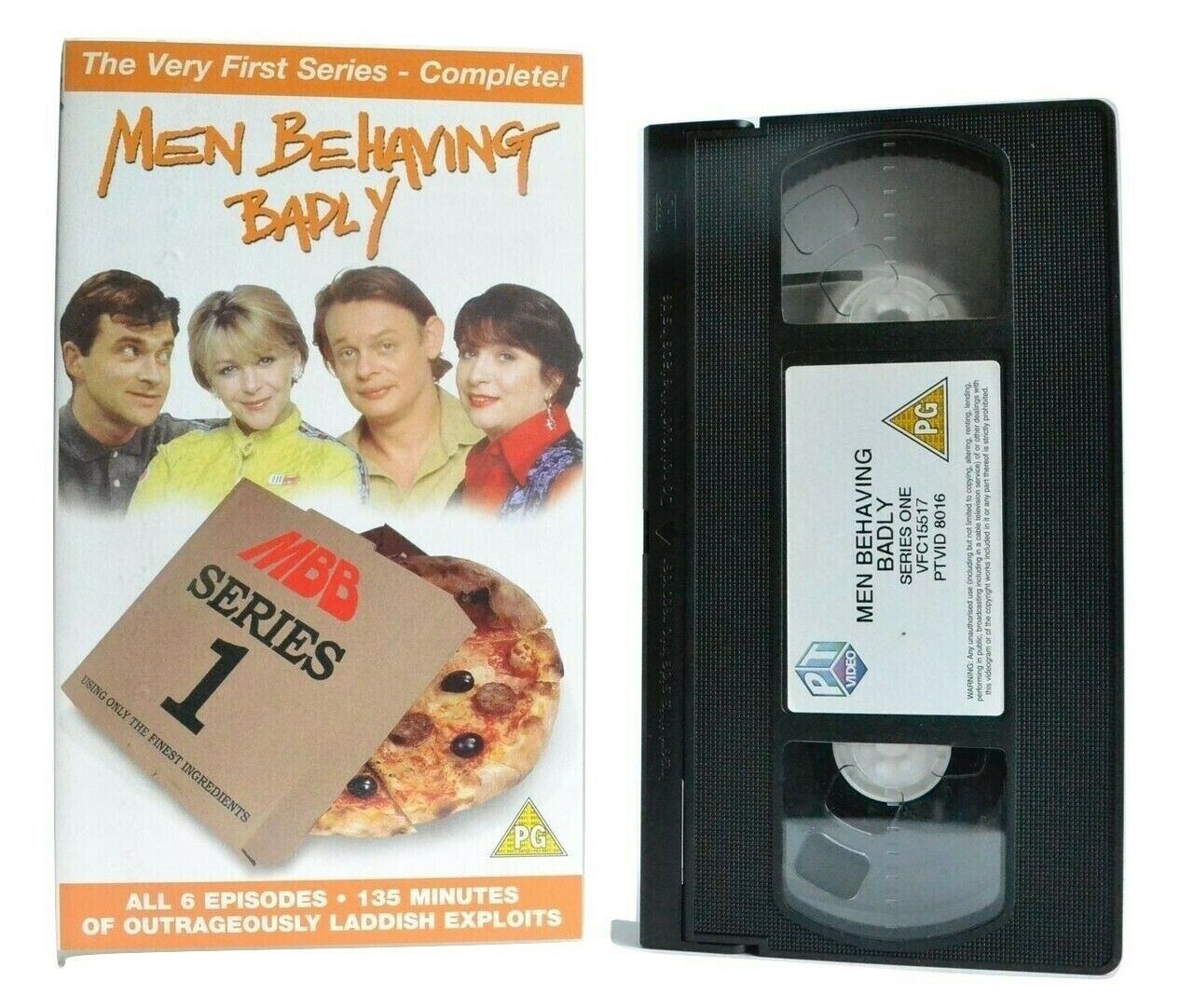 Men Behaving Badly: 1st Complete Series - TV Sitcom - Situation Comedy - Pal VHS-