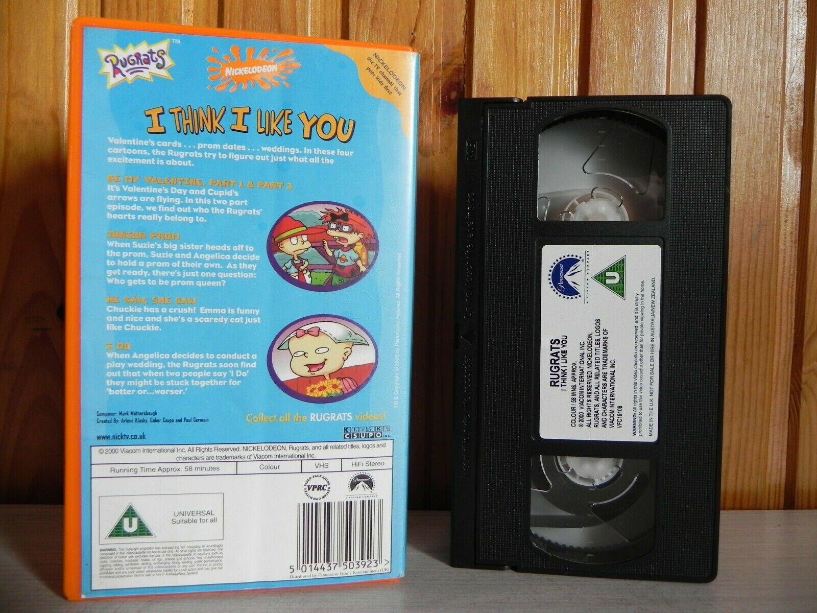 Rugrats - I Think I Like You - Nickelodeon - 5 Rug Rats Stories - Kids - Pal VHS-