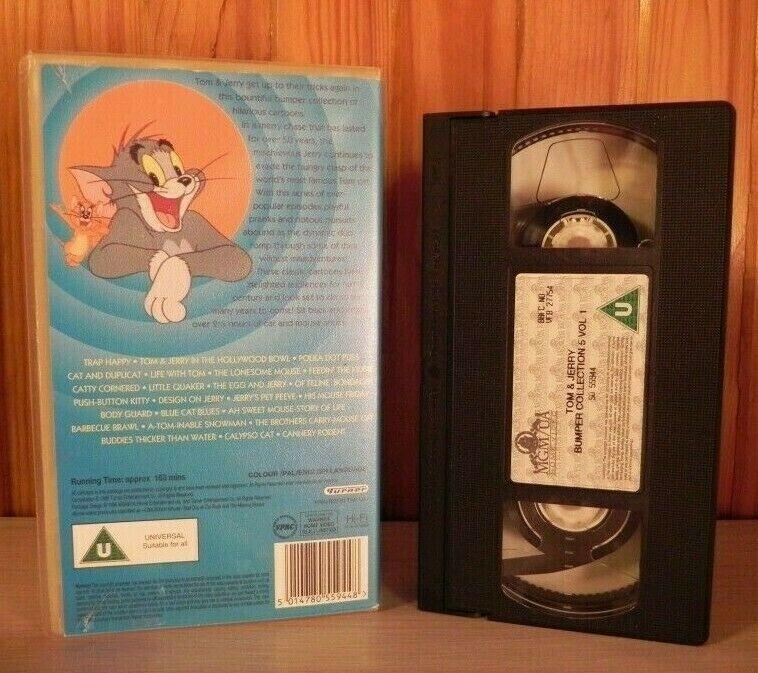 Tom And Jerry: Bumper Collection - Animated Adventures - Children's - Pal VHS-