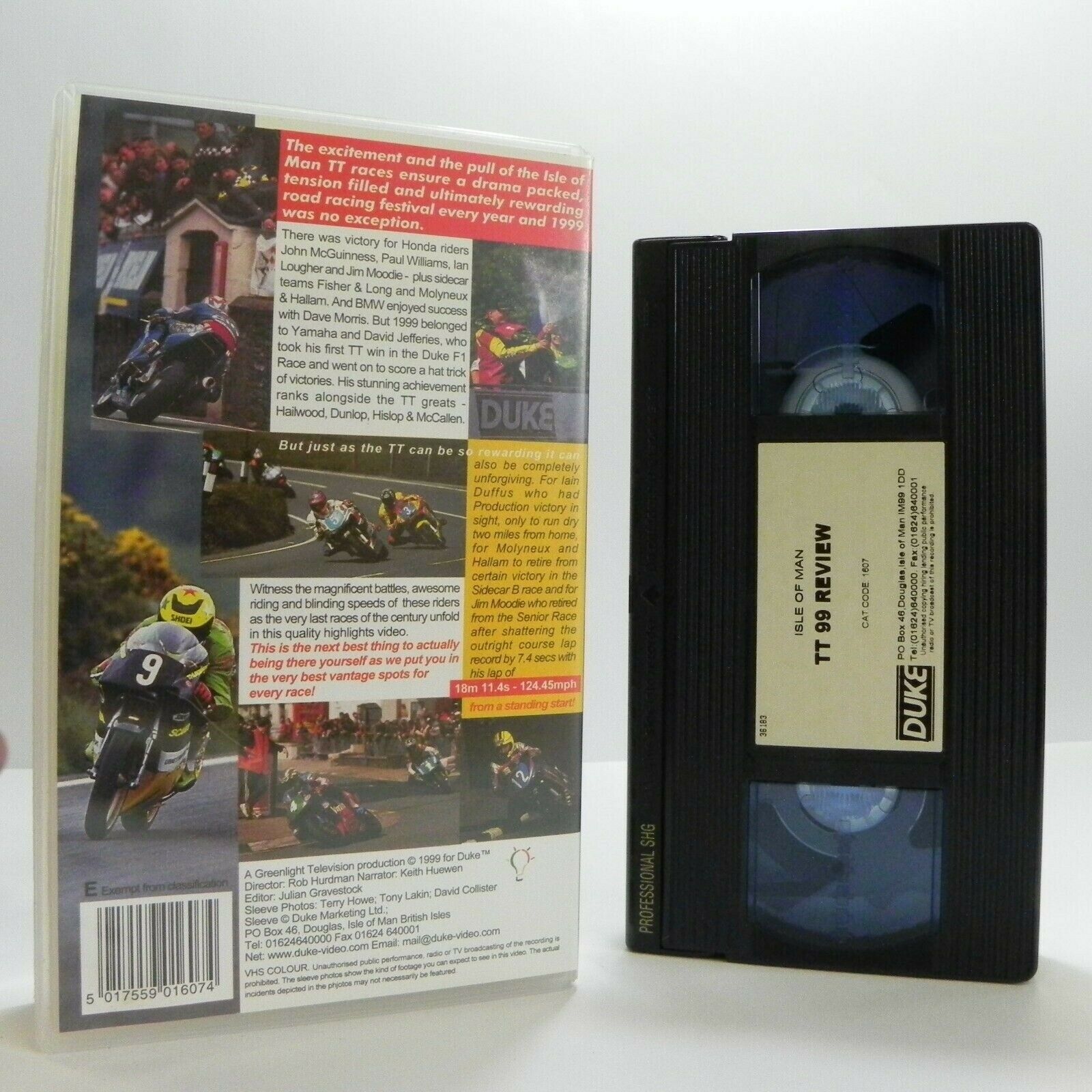 TT Superbike 99 - Racing - John McGuinness - Paul Williams - Jim Moodie - VHS-