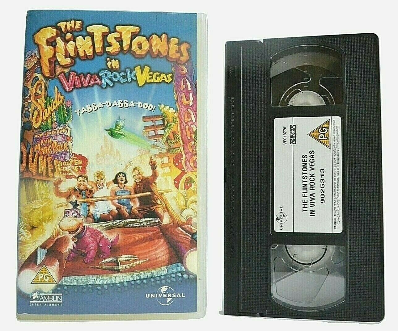 The Flintstones In Viva Rock Vegas (2000): Comedy - Joan Collins - Kids - VHS-